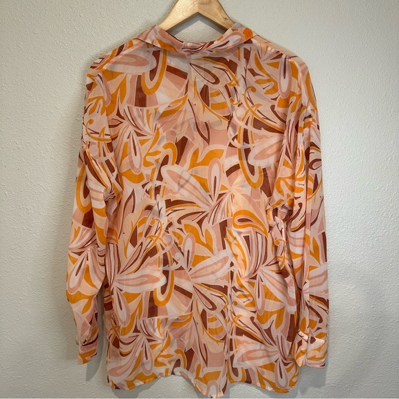 L*Space X Tessa Brooks Catalina Colorful Patterned Shirt and Pants Set - Picture 6 of 12